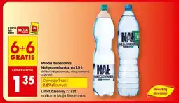 Biedronka Woda mineralna Nałęczowianka, 6x1,5 l oferta