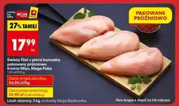 Biedronka Świeży filet z piersi kurczaka pakowany próżniowo Kraina Mięs , Mega Paka oferta