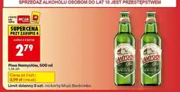 Biedronka Piwo Namysłów, 500 ml oferta