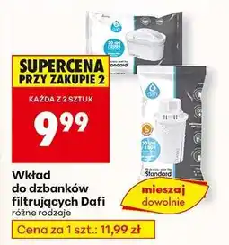 Biedronka Wkład do dzbanków filtrujących Dafi oferta