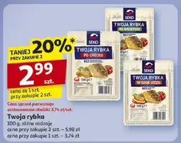 Auchan Rybka Twoja rybka 100g różne rodzaje Seko oferta