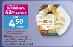Auchan Pierogi z łososiem i ricottą Auchan oferta