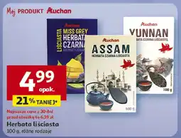 Auchan Herbata liściasta 100g Auchan oferta