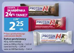 Auchan Baton proteinowy Protein M 40g oferta