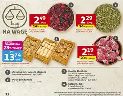 Auchan Żurawina cięta suszona słodzona Auchan oferta