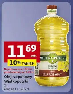Auchan Olej rzepakowy Wielkopolski 2l oferta