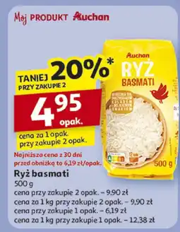 Auchan Ryż basmati 500g Auchan oferta