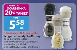 Auchan Przyprawa w młynku Kotanyi 24-92g oferta