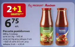 Auchan Passata pomidorowa 680g Auchan oferta