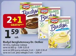 Auchan Budyń bezglutenowy Dr. Oetker 40-45g oferta