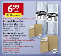 Auchan Zestaw papierowych opakowań kurierskich 10 szt. Auchan oferta