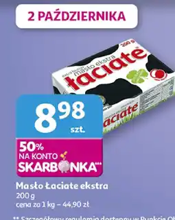 Auchan Masło Łaciate ekstra 200g oferta