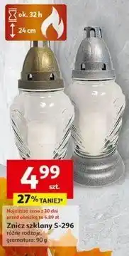 Auchan Znicz szklany oferta