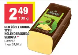 Spar Ser żółty gouda typu holenderskiego serovia lumiko oferta