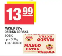 Spar Masło 83% osełka górska sobik oferta