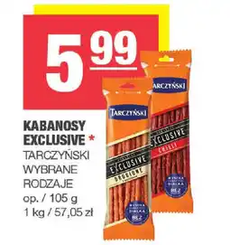 Spar Kabanosy exclusive tarczyński oferta