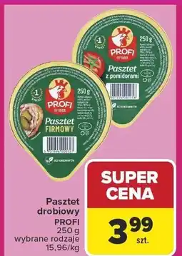 Carrefour Market Pasztet drobiowy Profi oferta