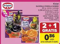 Carrefour Market Kisiel Słodka Chwila Shrek, różne rodzaje 29 g Dr. Oetker oferta