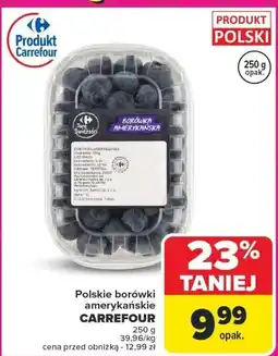 Carrefour Market Borówki amerykańskie 250 g Carrefour oferta