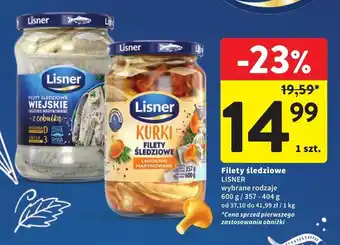 Intermarche Filety śledziowe LISNER oferta