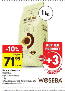 Intermarche Kawa ziarnista Woseba wybrane rodzaje 1kg oferta