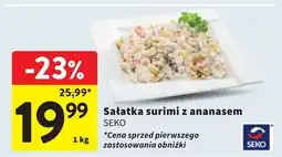 Intermarche Sałatka surimi z ananasem SEKO 1kg oferta