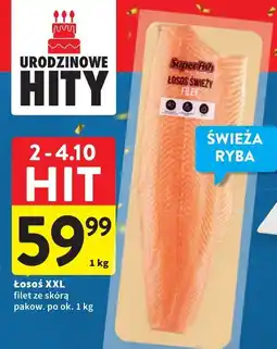 Intermarche Łosoś świeży filet SuperFish 1kg oferta