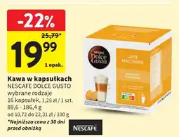 Intermarche Kawa w kapsułkach Nescafe Dolce Gusto 16 kapsułek oferta