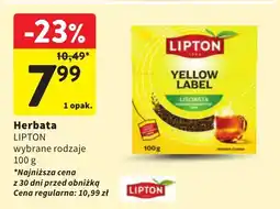 Intermarche Herbata Lipton Yellow Label 100g oferta