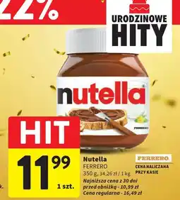 Intermarche Nutella Ferrero 350g oferta