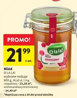 Intermarche Miód rzepakowy Olala 600g oferta
