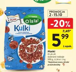 Intermarche Płatki zbożowe Kulki Olala 500g oferta