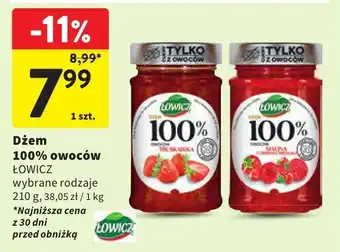 Intermarche Dżem 100% owoców ŁOWICZ oferta