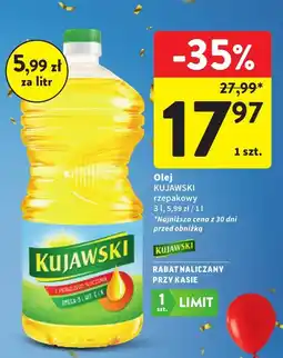 Intermarche Olej Kujawski rzepakowy 3l oferta