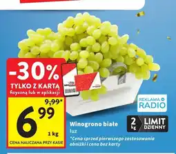 Intermarche Winogrono białe luz 1kg Intermarche oferta