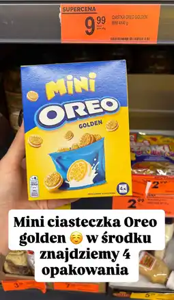 Biedronka Ciastka Oreo Golden mini 4x40g oferta