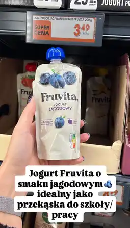Biedronka Jogurt Fruvita jagodowy 200g oferta