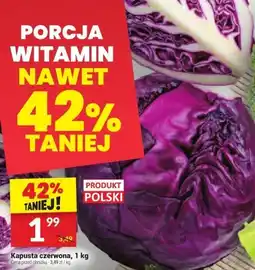 Twój Market Kapusta czerwona, 1 kg Twój Market oferta