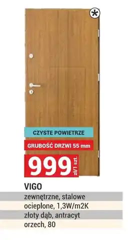 Merkury Market Drzwi zewnętrzne Orzech oferta