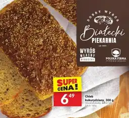 Twój Market Chleb kukurydziany, 300 g Białecki Piekarnia oferta
