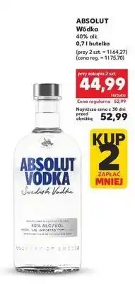 Kaufland Wódka Absolut Vodka oferta
