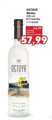 Kaufland Wódka Ostoya Vodka oferta