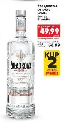 Kaufland Wódka Żołądkowa Gorzka De Luxe oferta