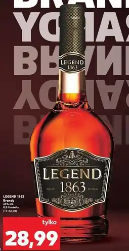 Kaufland Brandy Legend 1863 oferta