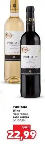 Kaufland Wino Portada Lisboa Medium Sweet oferta