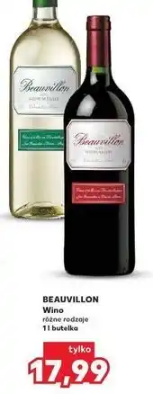 Kaufland Wino Beauvillon Medium Dry oferta