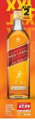 Kaufland Whisky Johnnie Walker Red Label oferta
