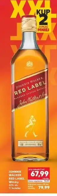Kaufland Whisky Johnnie Walker Red Label oferta