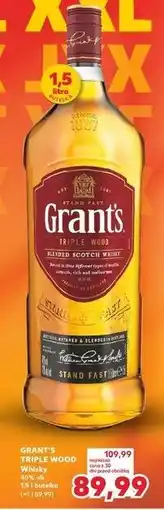 Kaufland Whisky Grant's Triple Wood oferta