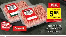 Gram Market Mięso mielone z szynki, łopatki wieprzowej Olewnik oferta